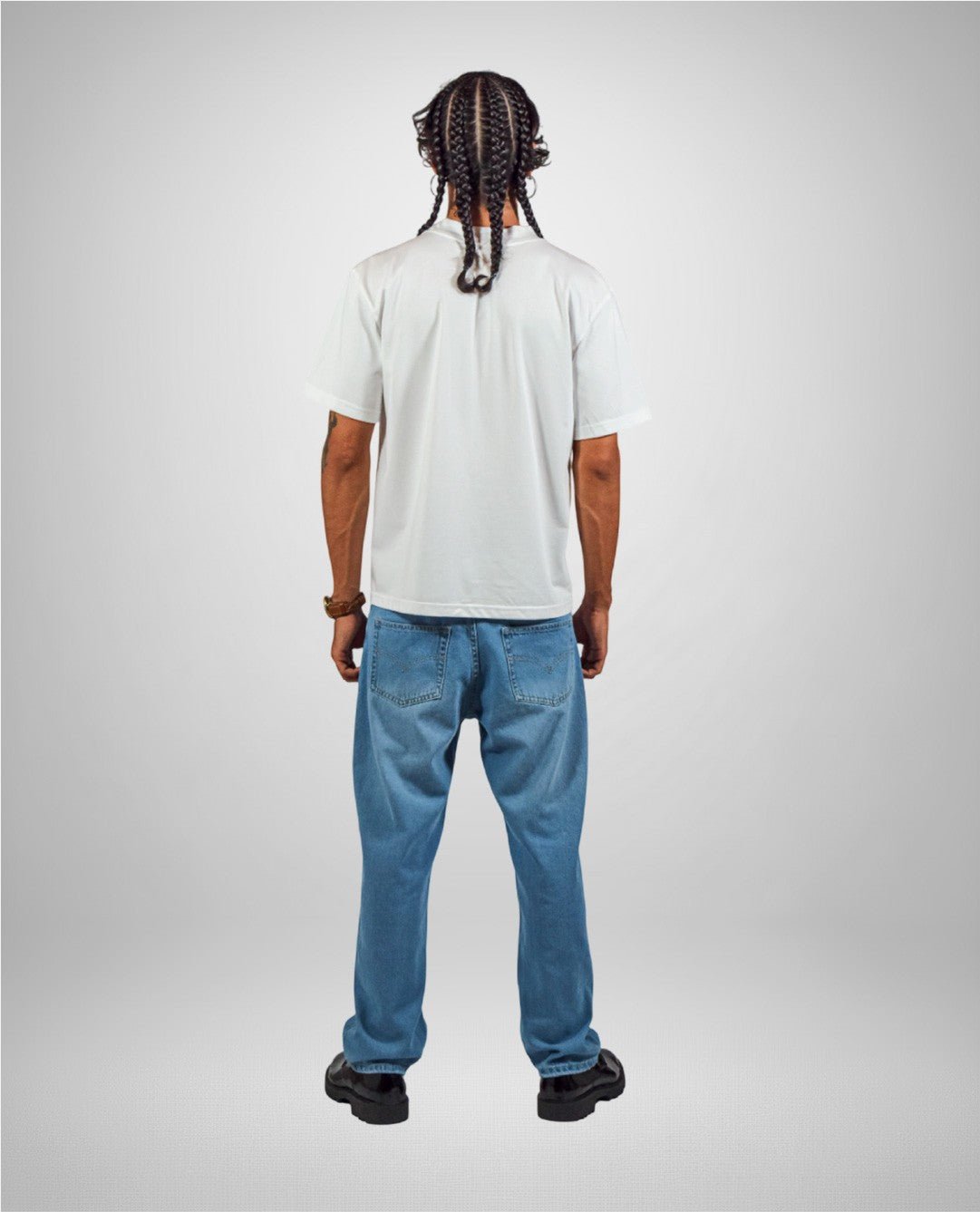 Camiseta Boxy Fit Club - Off White