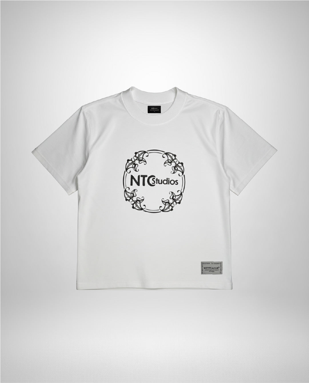 Camiseta Boxy Fit Club - Off White